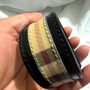 Burberry leather bracelet